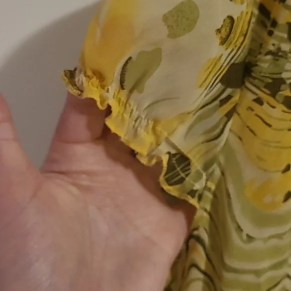 Sash flowy patterned top - Picture 4 of 6